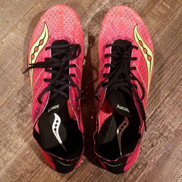 Saucony Endorphin LD4 Womens Track Running Shoes 9 - Picture 7 of 8